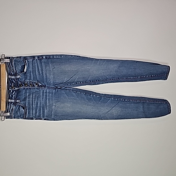 American Eagle next level stretch size 4 super high rise button fly jeggings - Picture 1 of 8